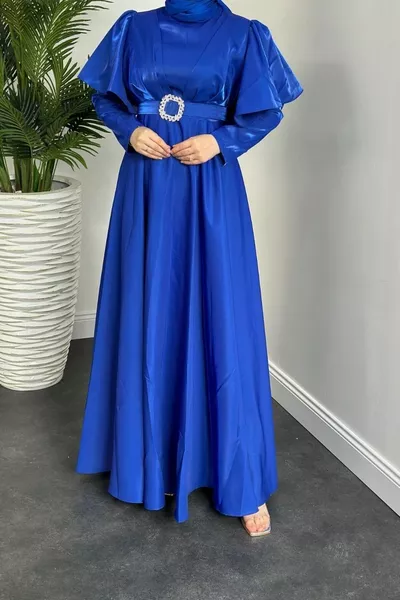 Kaapse Mouw Avondjurk Saks