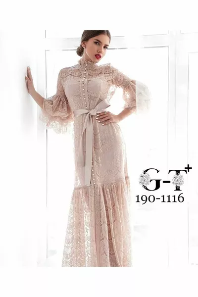 Güpürlü Elbise, Mezuniyet Elbisesi, Nedime Elbisesi, Uzun Elbise