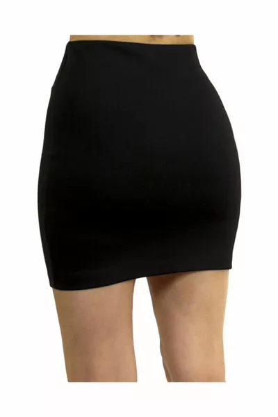 المرأة الأسود قلم رصاص تنورة صغيرة