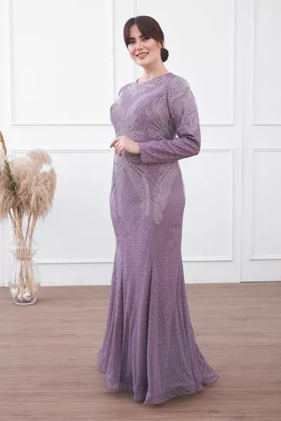Plus Size Hijab Evening Dresses