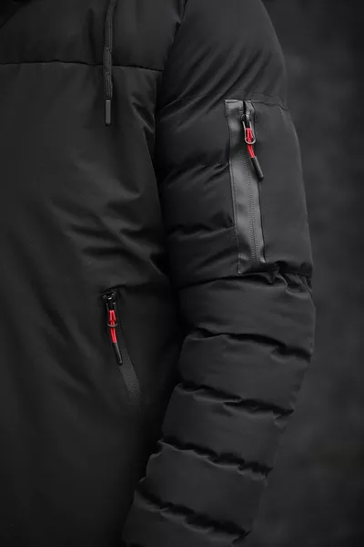 Manteaux Homme Noir Imperméables Et Coupe-Vent