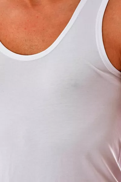 Débardeur homme 3 pièces Elite  Modal Elasthan Blanc
