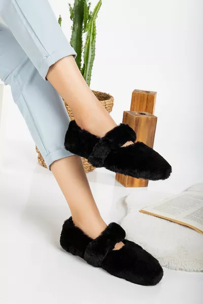 Мягкий плюшевый женский дом Babet No Sound Легкий пандуф на подошве