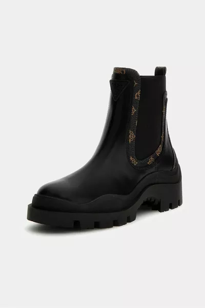 Женские сапоги Yesses из искусственной кожи - черные