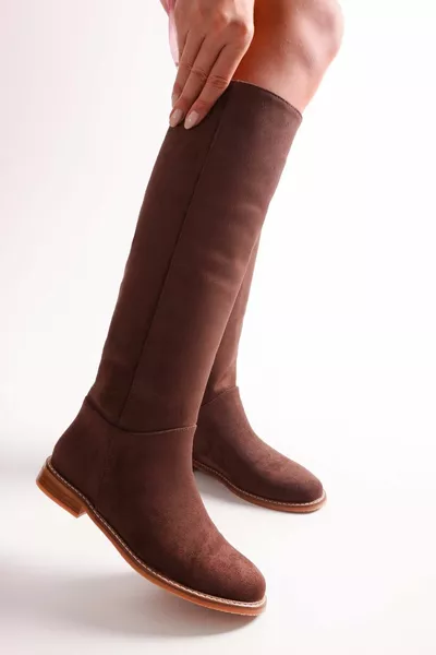 موري كوفي سويدي رايدر للسيدات أحذية القهوة من جلد الغزال