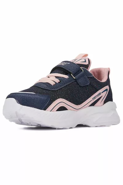 عارضة الفتيات حذاء رياضي المطاط الدانتيل حتى الهولوغرام الفيلكرو مرحبا كيتي أحذية تنفس 