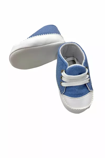 Babyschuhe / Schnürschuhe mit weicher rutschfester Sohle / Babyschuhe für den ersten Schritt