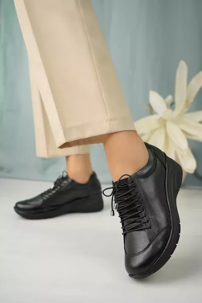 Scarpe casual da donna in vera pelle 