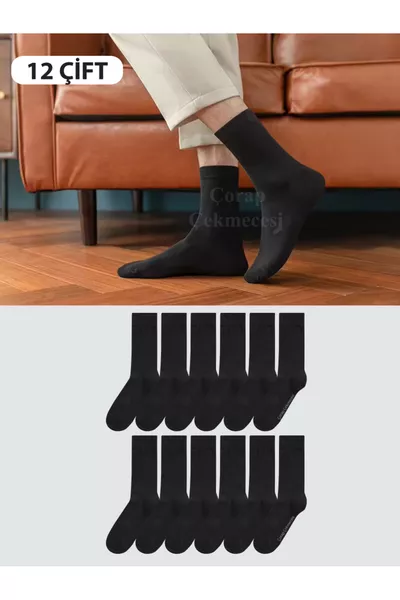 Klasik Çorap Modeli 'li Paket Siyah