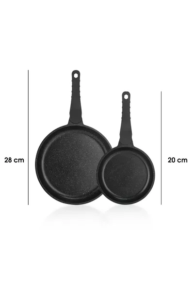 Famos XL Cast Pan Set 2 Pieces - Gray