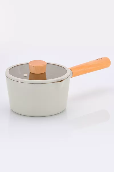 Fika Aluminum Cast Milk Pan with Glass Lid cm