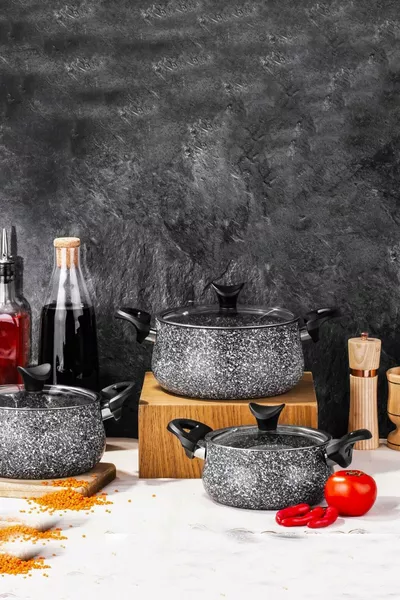 Ultra Granit 3-teiliges Auflaufform-Set Tac