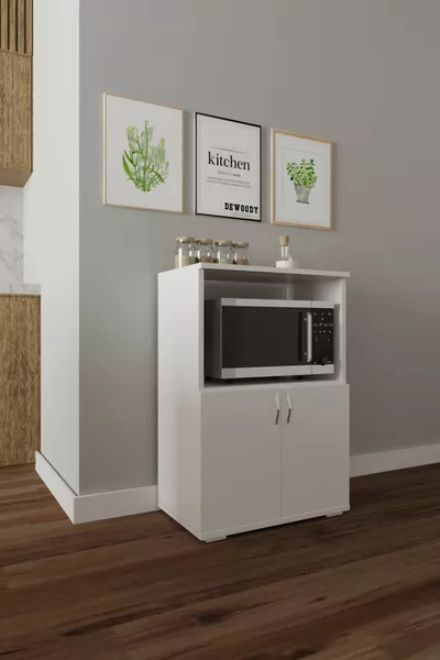 خزانة فرن ميكروويف خزانة مطبخ خزانة متعددة الأغراض