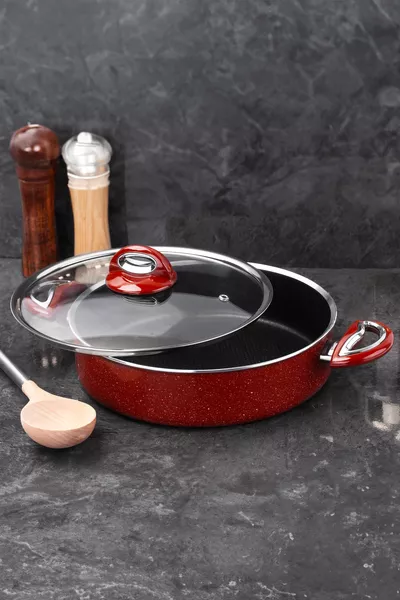 Titan Granit Basık Tencere  Cm