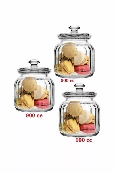  Viva Cam Pot Bewaarcontainer Set van 3 cc oa