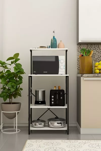 Мултифункционален кухненски шкаф с табела