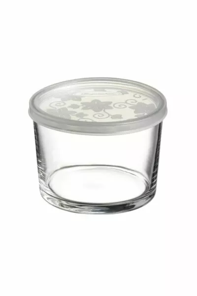 Boîte de conservation en verre avec couvercle 6 pièces pour petit-déjeuner cc 