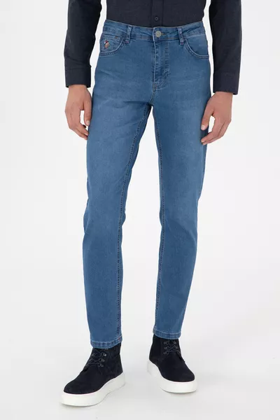 Jean Slim Fit Homme Bleu 