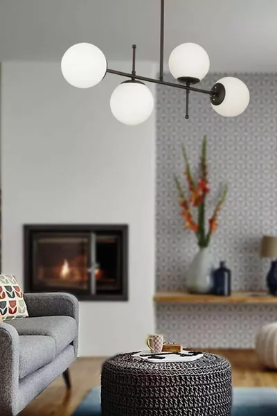 جوناي طاولة طعام مطبخ حديثة سوداء بأربعة مقاعد للغرفة النوم والصالون