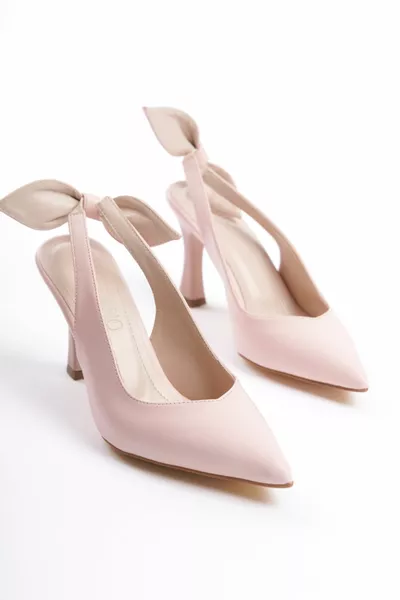 -PD المرأة القوس الخلفي المطاطي التفاصيل مسحوق الخنجر والكعب