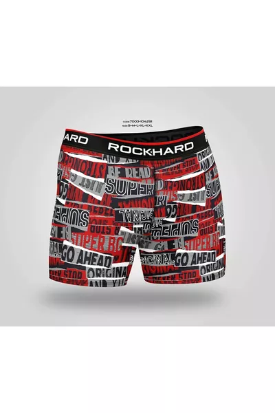 Boxer homme Koza, lot de 6 colorés à motif Rock Hard