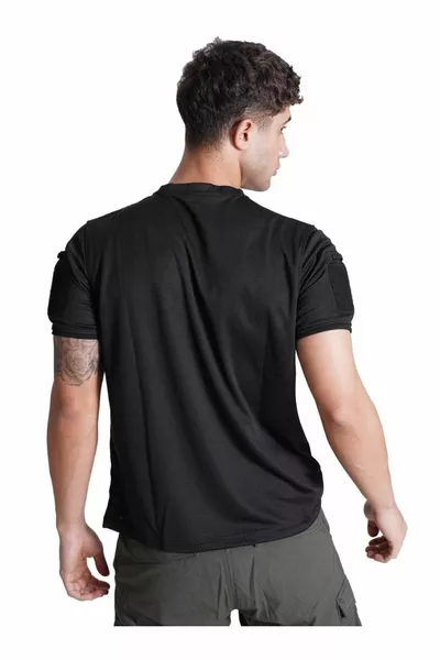 Kısa Kol Yakasız Taktik T-shirt