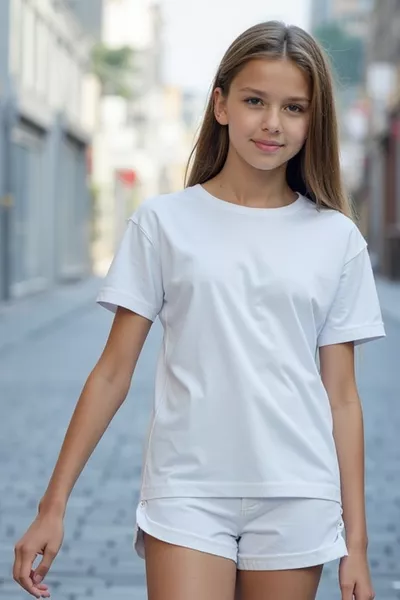 White Kid's T-shirt Unisex | % Cotton |