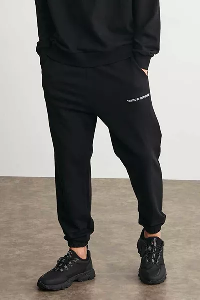 Pantaloni della tuta da uomo Darrıt Comfort Nero