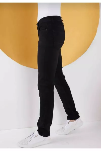 بنطال جينز رجالي أسود كلاسيكي ضيق مع ليكرا توم رايدر