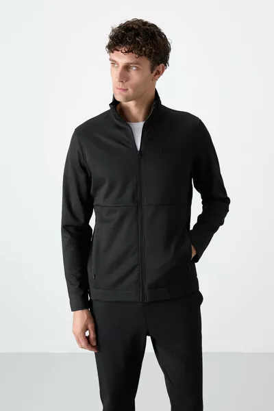 كارلوس بدلة رياضية رجالية بقصة عادية باللون الأسود - 