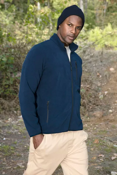 Slim Fit Ritszakken Hoge Kraag Fleece Vest Heren Vest 