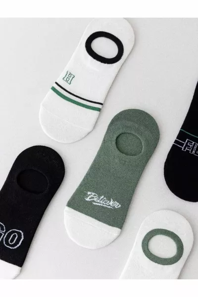 5 Paar Unsichtbare Ballettsocken für Sommer-Sportschuhe