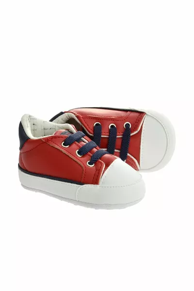 Baby Boy Booties Red