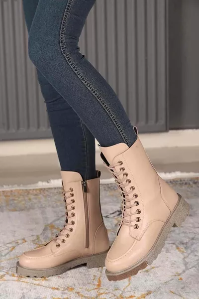 Дамски дълги пощенски ботуши Feles NUT