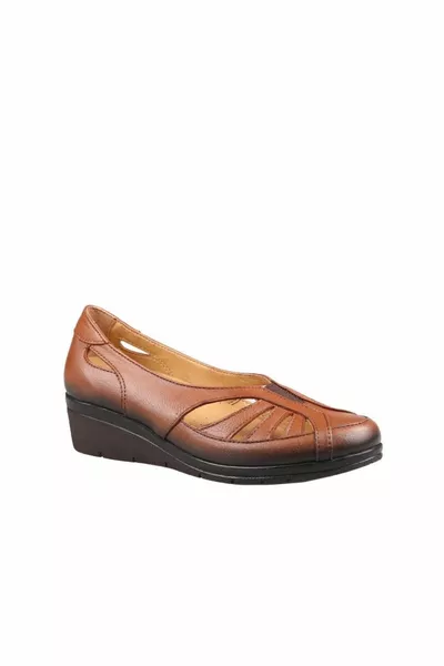  Echtes Leder Orthopädisch Tan Damen Casual Mutter Schuhe