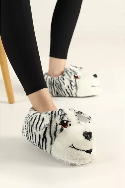 Cane Figura Peluche Pantofole Casa Stivali Cane Unisex Panduf