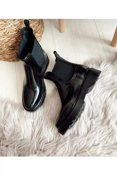 أحذية المطر المرنة النسائية