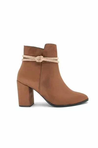 Feles Ankle Knot Stone Stivali da donna classici scollati TABA