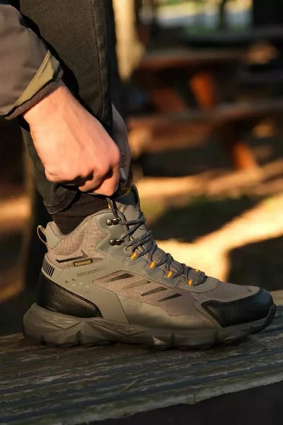  Stivali Impermeabili Uomo grigio