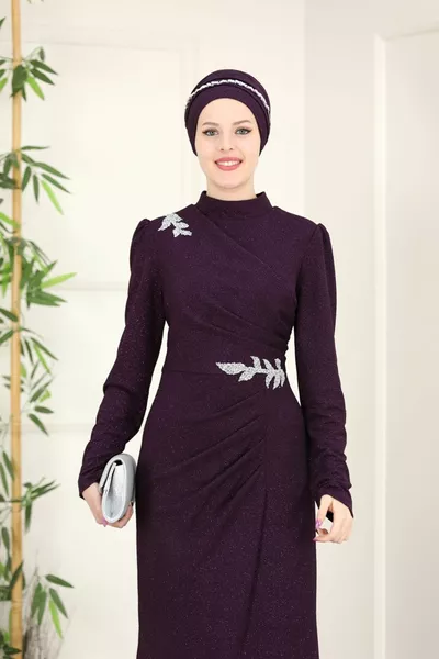 Robes de soirée hijab de conte de fées 