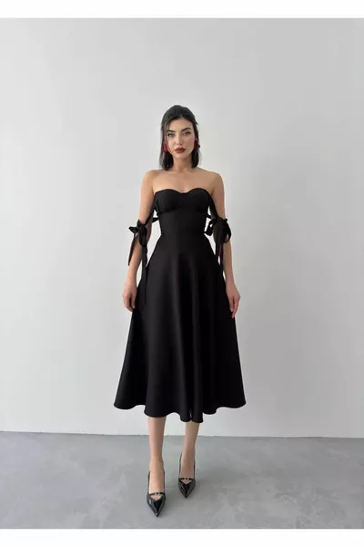 Damesjurk Midi Atlas Dikke Bandjes Assepoester