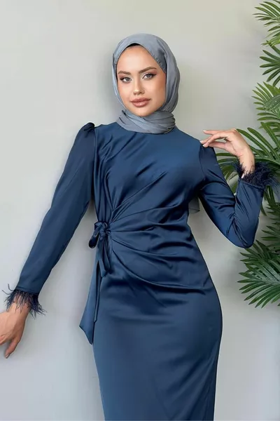 فستان سهرة Figen أزرق كحلي