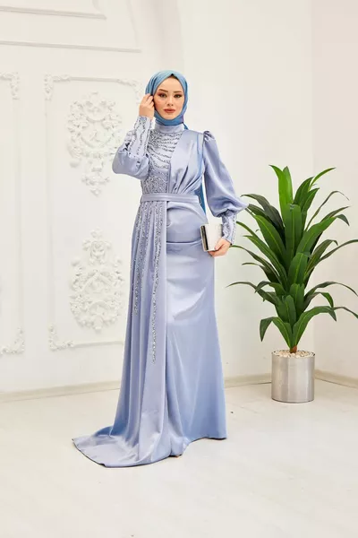 Semiha Abendkleid - Grau