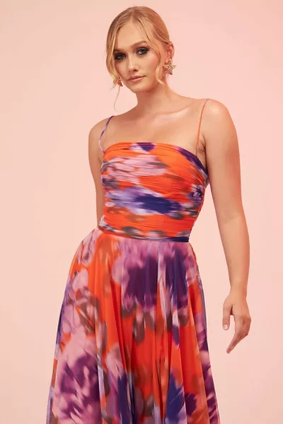 البرتقال حزام شق مشربة مساء اللباس