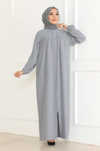 Дневна рокля с копчета в стил Мевлана