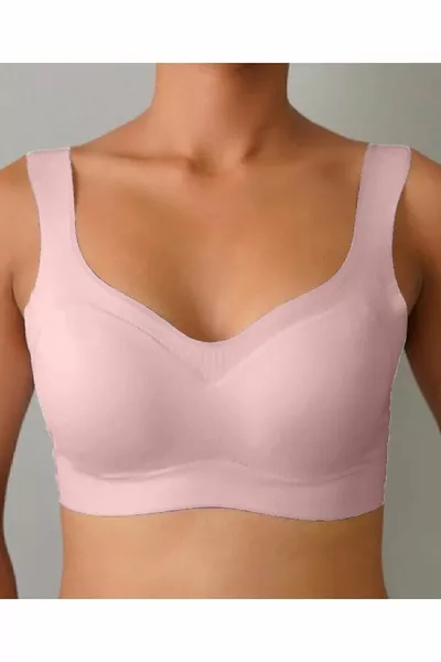 Безшевен сутиен с подвижни подплънки и лазерно 