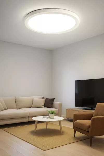 Plafonnier à panneaux LED modernes, zéro encombrement, lumière blanc glace, longue durée, LED de première classe, cm