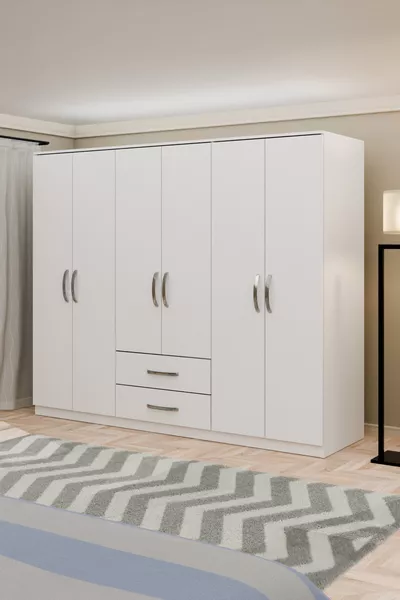 Guardaroba Delüx 6 Ante 2 Cassetti