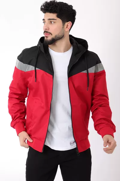 سترة موسمية بغطاء رأس من بطانة مثلثة بيل 