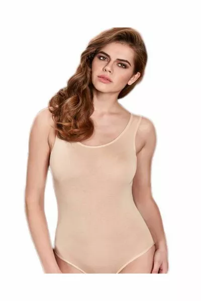 3 Stück Trägerbody mit Druckknopfverschluss in Hautfarbe